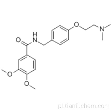 Benzamid, N - [[4- [2- (dimetyloamino) etoksy] fenylo] metylo] -3,4-dimetoksy-CAS 122898-67-3